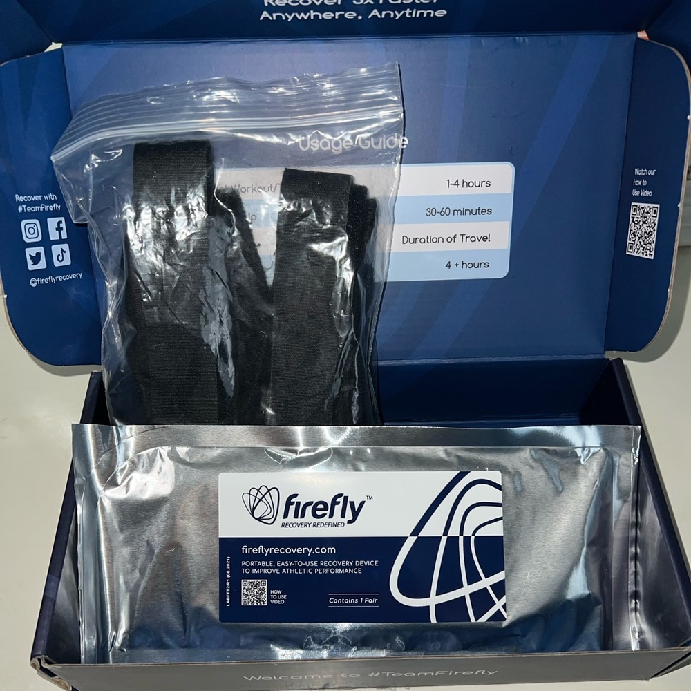 firefly recover device with knee strap